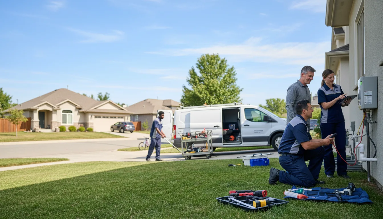 Tankless water heater service in Chappell Hill, TX